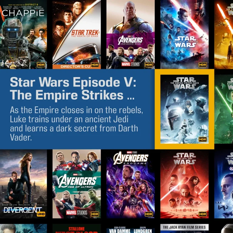 Official Kaleidescape movie-browser interface