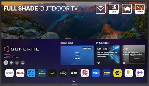 SunBrite Veranda 4 full-shade TV